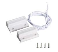 Aoje-Link RC-38A - Interruttore magnetico per porte e finestre, con sensore di allarme per la sicurezza domestica, controllo accessi e sistemi di allarme antifurto, colore: bianco, 1 pezzo