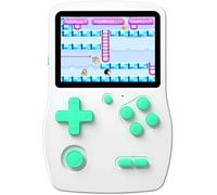 Aojiao 32 Bit Console Giochi Portatile per Bambini con 139 Videogiochi, Giocatore di Giochi con Schermo IPS da 3,0" e Batteria Ricaricabile, Mini Giochi da Viaggio Regali per Ragazzi Ragazze (Bianco)