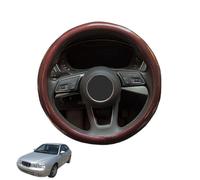Aojiek Fibra di Carbonio Copertura Volante per Elantra/Avante XD 2000-2005 Antiscivolo Protezioni del Volante Forma Rotonda Auto Accessori Lucida,Brown