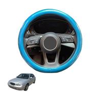 Aojiek Fibra di Carbonio Copertura Volante per Elantra/Avante XD 2000-2005 Antiscivolo Protezioni del Volante Forma Rotonda Auto Accessori Lucida,Blue