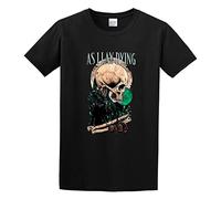 AOJIEXIAO As I Lay Dying Poster Men Simple Tshirt Black XL
