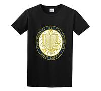 AOJIEXIAO Funny University of California San Diego Men Simple Tshirt Black XXL