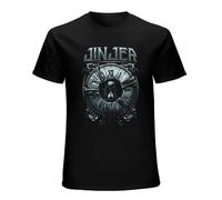 AOJIEXIAO Men's Limited Jinjer Ukrainian Metalcore Band T-Shirt Black L