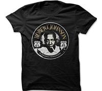 AOJIEXIAO Robert Johnson Blues Guitar Crossroads Devil T Shirt Black XXL
