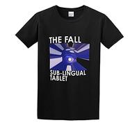 AOJIEXIAO The Fall Band Sub Lingual Tablet Album Logo Men Simple Tshirt Black M