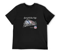AOJIEXIAO The Spirit of The Union Pacific RailroadTop Sweatshirt Short Sleeve Black L