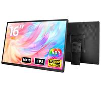 AOKER 16 Pollice Portatile Monitor Portatile Portatile Estensore Schermo Portatile 1200P FHD HDMI USB C Viaggio Display Esterno con Supporto Monitor di Gioco PC Mac Switch Telefono