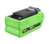 Aokicase Batteria di ricambio per Greenworks 40 V, per utensili elettrici 29462 29252 20202 22262 25312 25322 20642 22272 27062 21242, 6.0 Ah Li-ion (6000 mAh, 1 pezzo