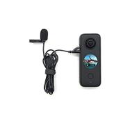 Aokicase Compatible with Insta360 One X2 / X3 Type C Lavalier Microphone External High Fidelity Recording Microphone Cable 1.5 m Cable for Insta360 One X2 / X3 Camera Accessories Black (A463)