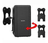 Aokicase Compatible with Sony/SA-RS3S Speaker Holder Wall Mount Sony/SA-RS3S Speaker Stand Holder Accessories, Speaker Accessories Rack, Holder for Home Speaker Systems (Black) 2 Pieces