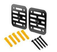 Aokicase Compatible with Yamaha/YAS-207 / YAS-209 / YAS-108 / YAS-109 Holder Wall Mount Stand Accessories with Integrated Cable Management, Smart Home Speaker Accessories Rack (Black) 2 Pieces