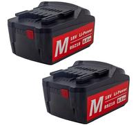 Aokikeisu Batteria di ricambio agli ioni di litio per utensili elettrici Metabo HPT 18 V ~ 36 V/4,0 Ah, MTB18B, BS18LT, SB18LT, SSW18L Metabo 18 V (4000 mAh), confezione da 2