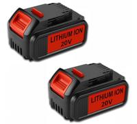 Aokikeisu Batteria di ricambio per Dewalt 20 V MAX 8000 mAh, compatibile con CB180, DCB181, DCB182, DCB201, DCB201-2, DCB200, DCB200-2, DCB204-2, DCB205-2 (8000 mAh, confezione da 2)