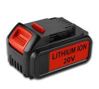 Aokikeisu Batteria di ricambio per Dewalt 20V MAX 4000 mAh, compatibile con CB180, DCB181, DCB182, DCB201, DCB201-2, DCB200, DCB200-2, DCB204-2, DCB205-2 (4000 mAh, 1 confezione)