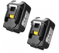 Aokikeisu Batteria di ricambio per Makita 18 V con indicatore LED BL1860 BL1850 BL1830, perfettamente compatibile con caricabatterie originali Makita da 18 V e utensili elettrici cordless (2000 mAh