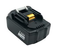 Aokikeisu Batteria di ricambio per Makita 18 V con indicatore LED BL1860 BL1850 BL1830, perfettamente compatibile con caricabatterie originali Makita da 18 V e utensili elettrici cordless (6000 mAh
