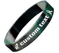 Aokizkdzsw Bracciali in silicone personalizzati Azuresun, braccialetti in gomma ispiratori personalizzati per matrimoni, eventi ed eventi sportivi per campagne di consapevolezza del pubblico e