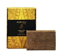 AOKlabs - Sapone Nero Africano - 100% naturale e fatto a mano - Per tutti i tipi di pelle Idrata, deterge, ringiovanisce e combatte le imperfezioni e l'acne - 100g