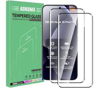 AOKUMA Vetro Temperato per Xiaomi Redmi Note 15 Pro+/Note 15 Pro Plus 5G/Xiaomi Poco M8 Pro 5G 3D, [Set di 2] Protezione schermo Redmi Note 15 Pro Plus 3D[0,26mm][Alta definizione] (bordo nero)