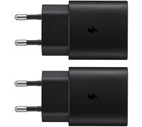 AOKUTDA Caricatore rapido USB C da 25 W per Samsung Galaxy S24 S23 S22 S21 Plus/FE/Ultra/S20 Plus, A55/A54/A53/A35/A15/A14/A05s, Z Fold 5/6 5G, Z Flip 6/5 (2 Pack Black)