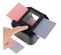 AOKUY Mescolatore di carte automatico per 1-2 mazzi, batteria ricaricabile da 2000mAh, mescolatore elettrico a basso rumore per Poker, UNO, Blackjack, Phase 10 e altro - Mescolata con un tocco