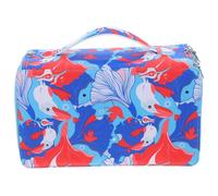 AOKWAWALIY 1 scatola di cancelleria in carbone, portapenne a carbone, penna a carbone, matita colorata, borsa per matita colorata, Blu, 34X20X11CM, Cartella portadocumenti