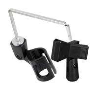 AOKWAWALIY 1 set sassofono stand microfono supporto microfono accessorio sax microfono supporto microfono supporta microfono accessorio microfono clip clip microfono creativo clip microfono clip