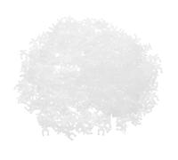 AOKWAWALIY 1000 Pezzi carta secondo batteria dell'orologio da polso orologio da uomo tappo dell'orologio kit orologeria plasil guarda il risparmio della batteria fermatempo plastica bianca