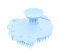 AOKWAWALIY 1pc Spazzola da bagno in silicone Spazzola per il lavaggio dei capelli in gomma morbida luffe testa del bambino Scrubber Testa di lavaggio dei capelli Spugna per doccia culla cuoio