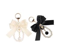 AOKWAWALIY 2 pezzi anello portachiavi polso portachiavi per donne portachiavi bracciale anello portachiavi decorazione portachiavi portachiavi, Colori assortiti, 14.00X12.00X2.00CM