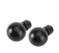 AOKWAWALIY 2 Pezzi di Testa Decorativa per Asta per Tende in Accessorio per Binario Design e Durevole Facile da Pulire Decorazione per Interni
