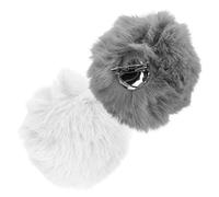 AOKWAWALIY 2pezzi Tails per Costume Coniglio Accessori per Party e Cosplay Tails Fluffy per Adulti e Colore e