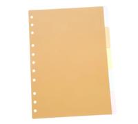 AOKWAWALIY 5 fogli di classificazione, divisori in plastica, divisori per appunti, divisori per notebook, divisori per indice b5