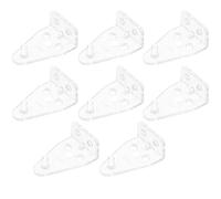 AOKWAWALIY 8pcs Gancio cieco Metallo Tenere Tende Verticali per Cieco Tilt Sostituzione Veneziane Appendiabiti in Metallo Appendiabiti Tende Tenere premuto Gancio Metallo Stand Mini Blind Tenere