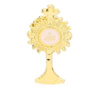 AOKWAWALIY Ago da risvolto per la prima comunione Cattolica per ragazze ragazzi Eucaristica Prima Comunione Accessori religiosi cattolici, 2.60X1.30X1.00CM, Zinco, Senza Gemstone