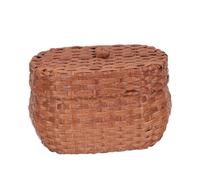 AOKWAWALIY Cesto Di Uova in Rattan Contenitori Per La Conservazione Tessuti Cestini Per Uova Fresche Contenitore Per La Conservazione Delle Uova Ornamenti Simil Rattan in Pvc Domestico