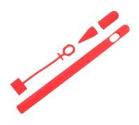 AOKWAWALIY - Custodia protettiva in silicone per pennino, per matita, pennino capacitivo, colore: rosso