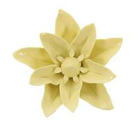 AOKWAWALIY Decorazione artificiale Peonia Arte Vaso di Fiori in Ceramica Decorazione Peonia Fiore Artificiale Scultura 3d Manuale Rosa Decorativa Esterna Decorazione Ceramica Fiore Wall Art