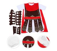 AOKWAWALIY Gladiatore Romano Costume Gladiatore Cosplay Vestiti Degli Uomini Soldato Romano Costume Guerrieri Romani Costume Adulto Gladiatore Costume Costumi Gladiatore Set Per Halloween
