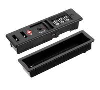AOKWAWALIY Lucchetto Bagagli Tsa Combinato 3 Cifre Reset Con Password Integrata Serratura Antifurto Per Valigia Zaino Armadietti Conforme Controllo Doganale