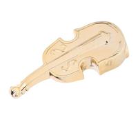 AOKWAWALIY Ornamenti per violino giocattolo dorato centrotavola per la tavola, statuetta del giocatore di violoncello in miniatura per collezionisti di violoncello statua letteratura e arte ufficio