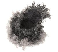 AOKWAWALIY Parrucca da vestire Afro Parrucca riccia capelli umani ricci parrucche corte artificiali per donne nere parrucca di prestazioni per parrucca da donna per cosplay africano