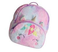 AOKWAWALIY Peluche Zaino Cartoon Unicorno Zaino Unicorno Zaino Per Ragazze Portatile Cartoni Animati Zaino Piccolo Zaino Per Bambine Piccole Ragazze Zaino Piccola Ragazza, Lilla, 27.00X23.00X8.00CM,