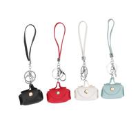 AOKWAWALIY Piccola Borsa Portachiavi Portachiavi Piccola Donne Portachiavi Per Bambini Portachiavi Per Ragazze Cerniera Portamonete Per Le Donne Delle Signore Portafogli Pelle PU, Colori assortiti,