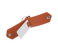 AOKWAWALIY Portachiavi con trasferimento di calore, portachiavi vuoto per fai da te, portachiavi vuoto, portachiavi grezzo, in pelle PU, marrone, marrone, 11.50X3.50X1.00CM