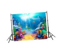 AOKWAWALIY Sfondo Di Compleanno Sfondo Fotografico Fotografie Per Il Compleanno Immagine Dell'acquario Fondali Di Ragazza Il Mondo Sottomarino Bambino