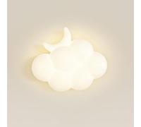 AoLa Lampada da Parete a Nuvola LED Indoor 12W Camera dei Bambini Applique da Parete Moderna 3D Nuvola Lampada da Parete per Bambini 3000K/4000K/6000K Ragazzo Ragazza Deco Luce Notturna