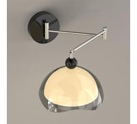 AoLa Lampada da parete braccio orientabile LED 14W interni braccio lungo regolabile 360° Luci da parete moderna 3 colori della luce con braccio oscillante lampada da lettura orientabile,Nero