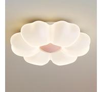 AoLa Lampada da soffitto a LED a forma di petalo Lampada per camera dei bambini Creativa 3 colori Lampada da soffitto moderna Camera delle bambine Camera dei bambini Lampada decorativa,Rosa