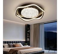 AoLa Lampada da soffitto a LED dimmerabile con telecomando nera design moderno e creativo 3000-6500K lampada da soggiorno struttura in alluminio ideale per camera da letto camera dei bambini,Flower